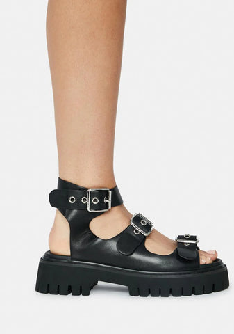Trantor Buckle Sandals
