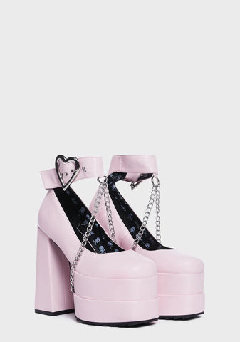 Talk To Me Platform Heels