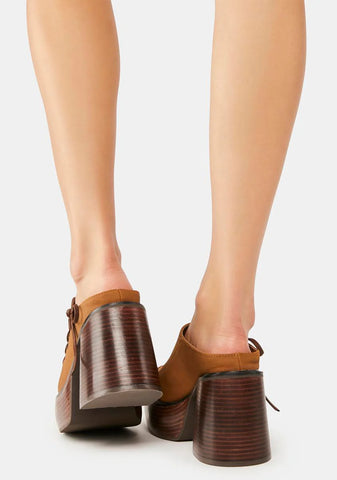 Struck By Wonder Platform Mules