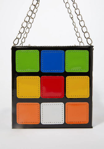 Can't Solve Me Rubik's Cube Handbag