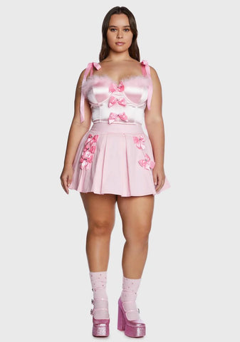 Plus Artistic Dazzle Bustier Top