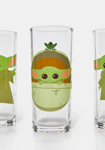 The Child Frog 4-Piece Glass Cup Set