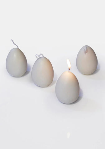 Hard Boiled Egg Candles Set