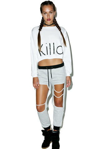 Killa Cropped Crewneck