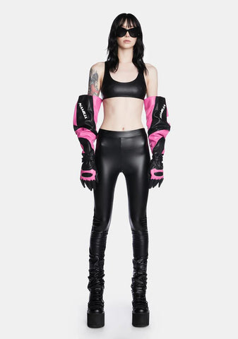 All Out Angst Vinyl Leggings