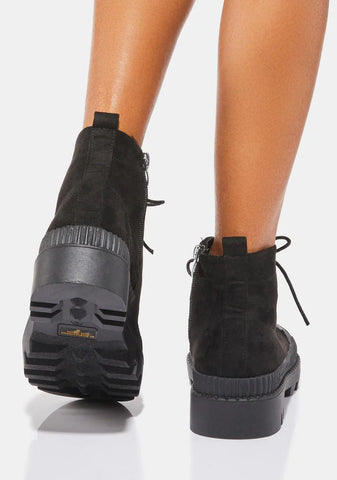 Push The Limits Lace-Up Boots