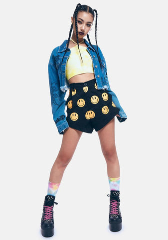 Big Smile High Waist Shorts
