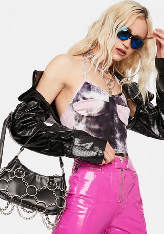 Take The Lead Tie Dye Bustier Top