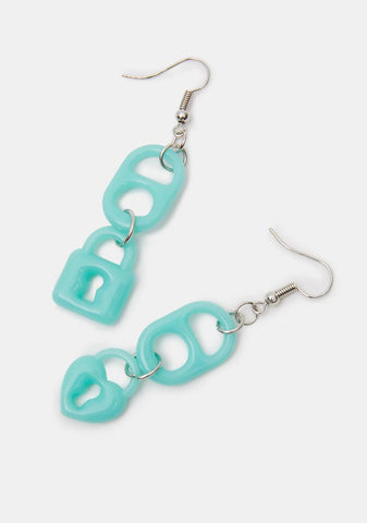 Secure The Sass Locket Earrings