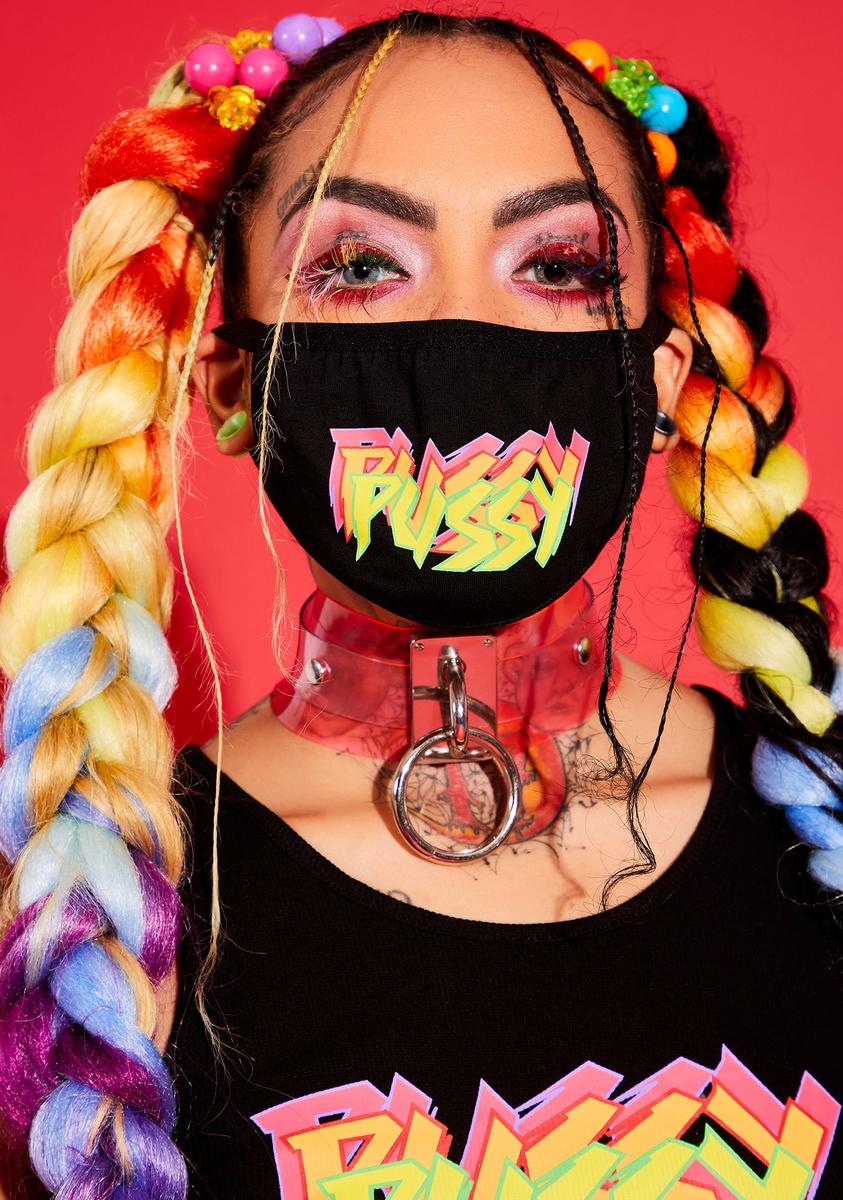 Here Kitty Kitty Face Mask