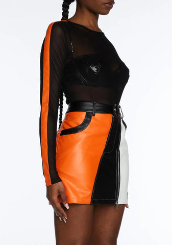 Synth City Skirt Set