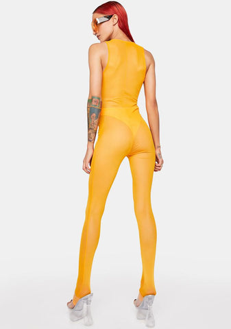 Modern Fusion Mesh Jumpsuit