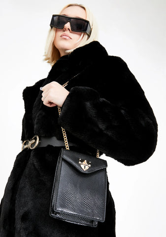 Sinister Snakeskin Purse