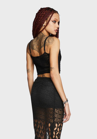 Hope For The Worst Crochet Tank