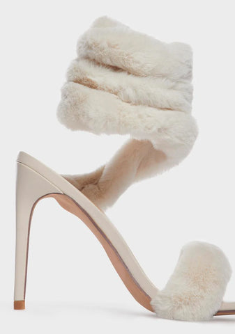 Winter Queen Furry Heels