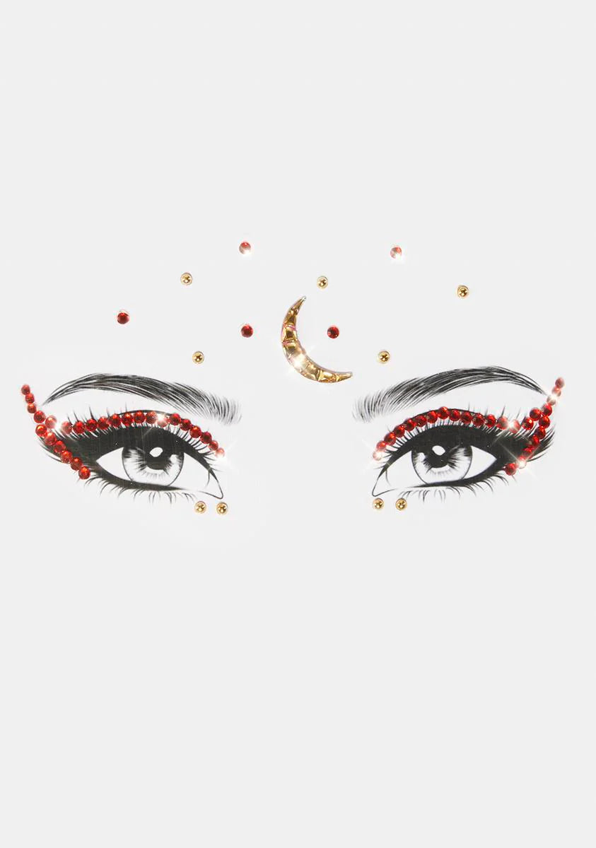 Blood Moon Secrets Face Gems