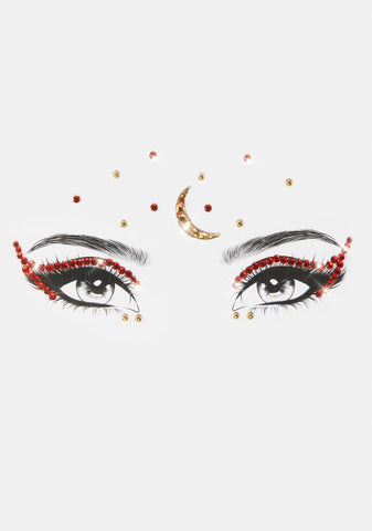 Blood Moon Secrets Face Gems