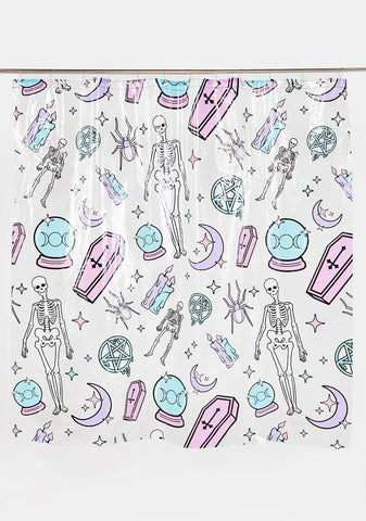 Candy Embrace The Darkness Shower Curtain