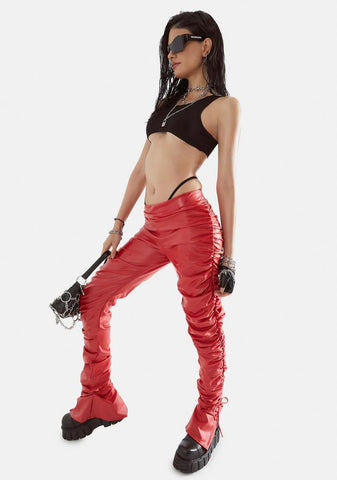 Feelin' Spicy Ruched Pants