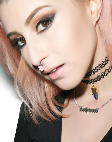 Hollywood Nameplate Choker