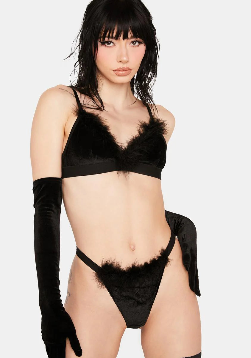 Waiting Fur You Lingerie Set