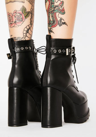 Whatta Night Heeled Booties