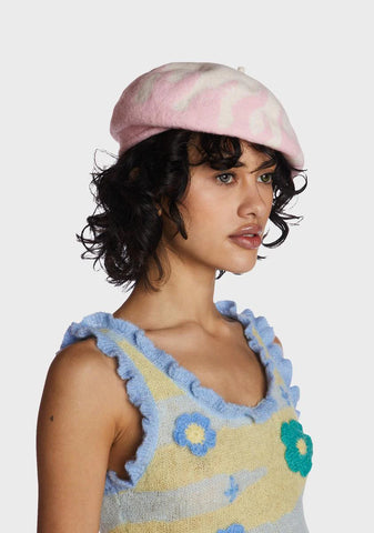 Star Sparks Fuzzy Beret