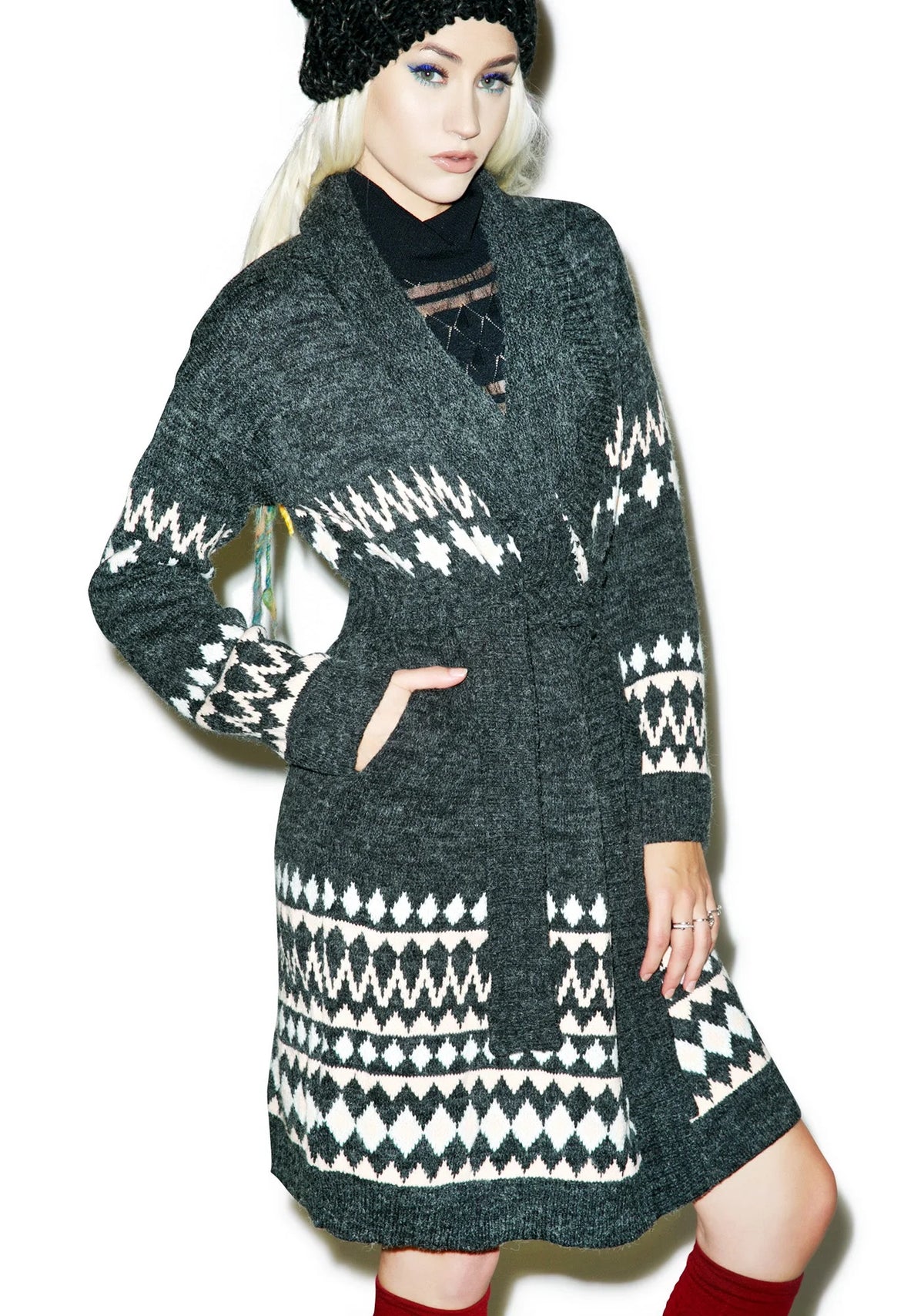 Sweet Like Chocolate Cardigan - Gray