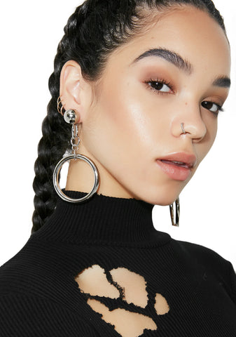 Upgrade U Double Hoop Earrings