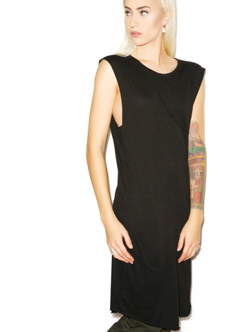 Knomad Muscle Long Tee - White