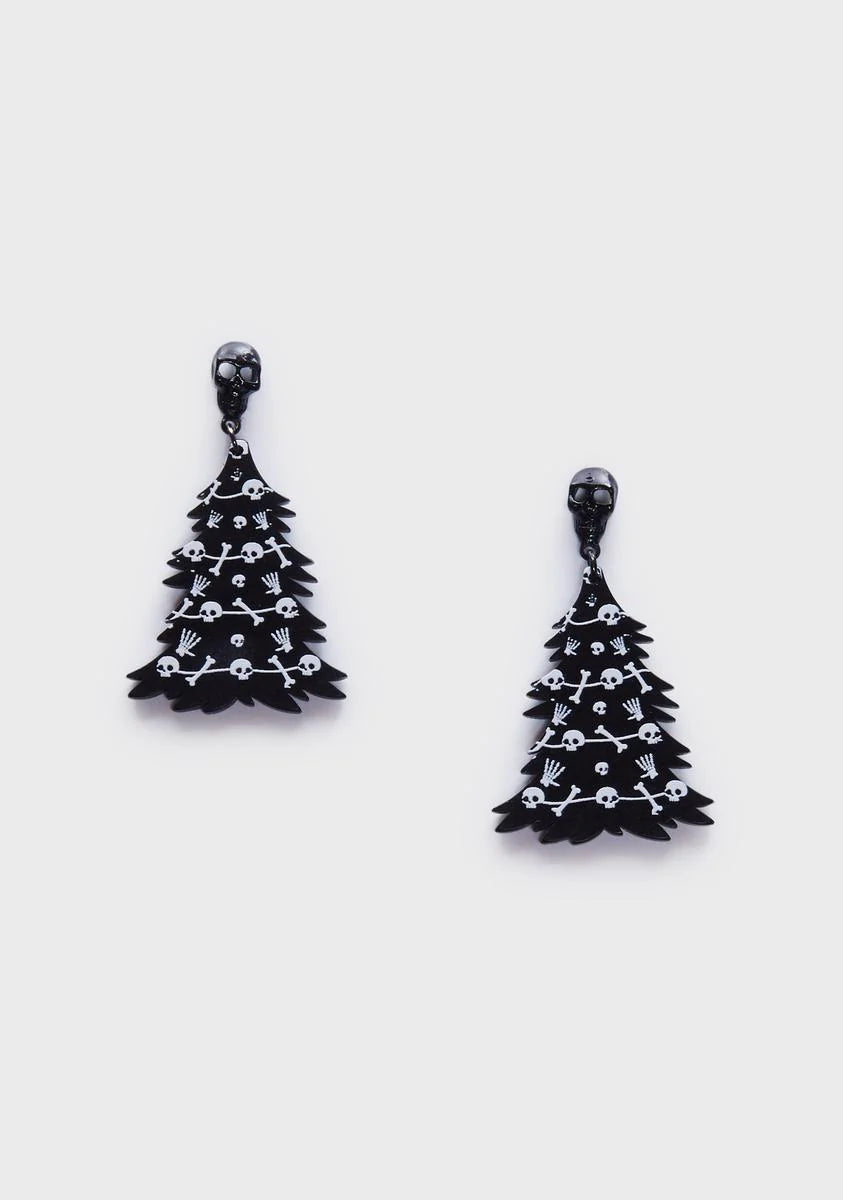 Decayed Decor Drop Earrings