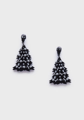 Decayed Decor Drop Earrings
