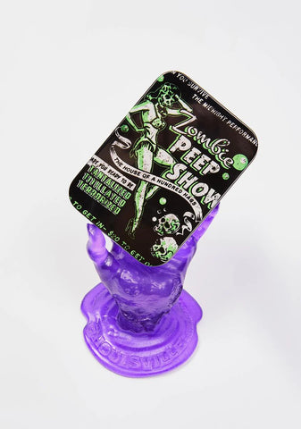 Putrid Purple Zombie Display Hand