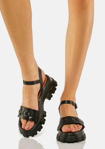 Sunny Forecast Platform Sandals