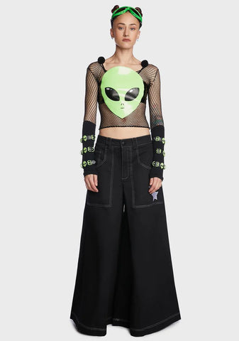 Come In Peace Alien Arm Warmers