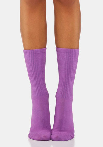 Violet Authentic Assis 1 Pack Socks