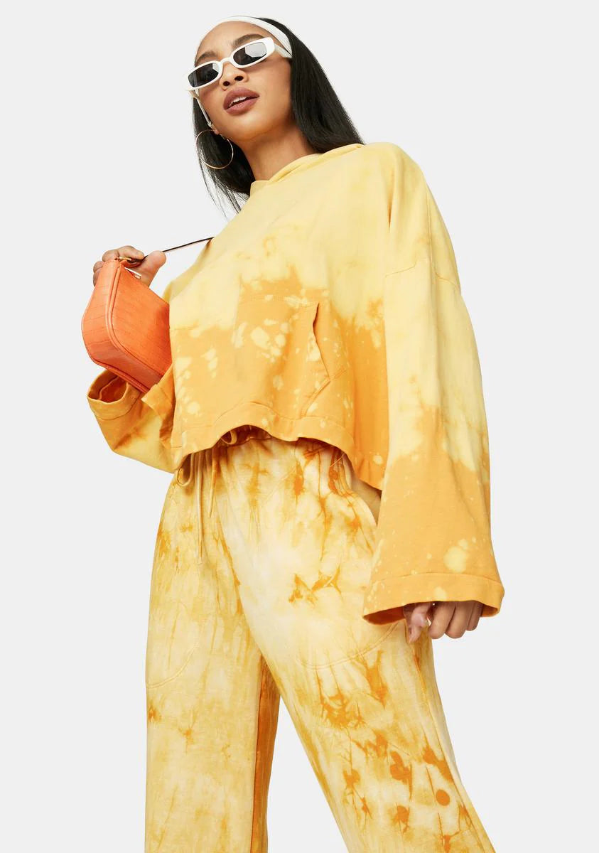 Riding High Tie Dye Knit Hoodie