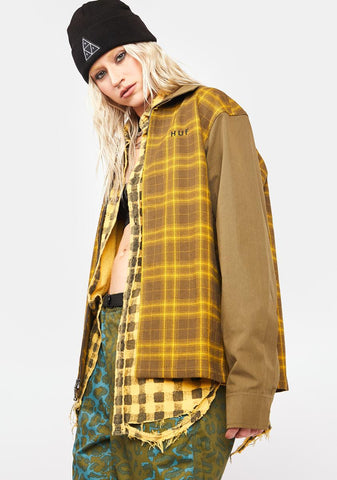 Aberdeen Zip Flannel Shirt