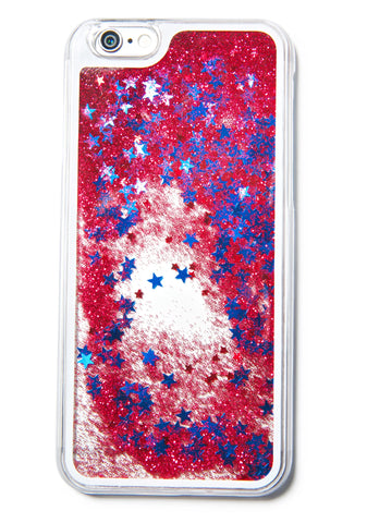 Shooting Star Glitterfalls iPhone Case