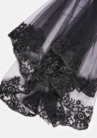 Don't Mourn For Me Lace Veil