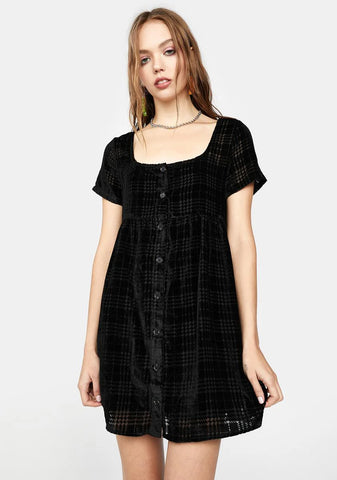 Don't Fail Me Now Plaid Dress