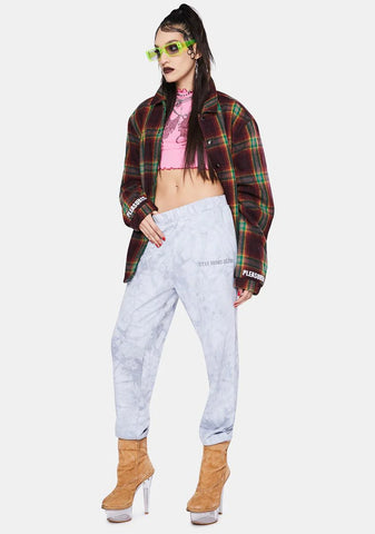 Blue Tie Dye Stay Home Joggers