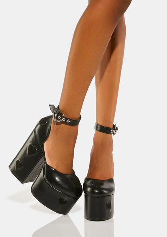 Translate Love Platform Heels