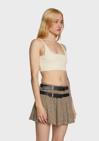 At Your Best Knit Tank - Off White