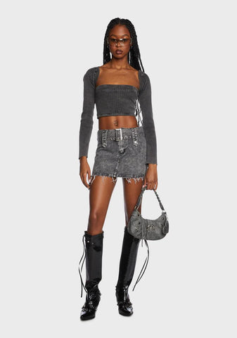 Street Savvy Denim Skirt