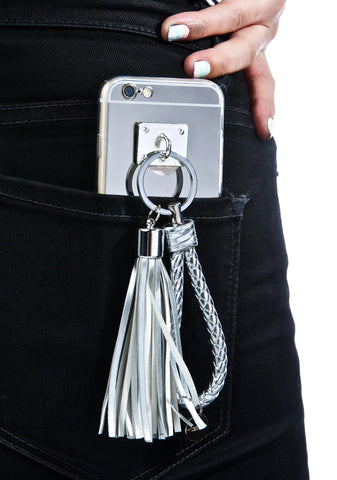 Iâ€™m A Flirt Tassel iPhone 6/6+ Case - Silver