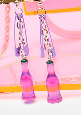 Safety Soda Drop Earrings