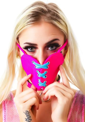Sweetheart Rage Face Mask