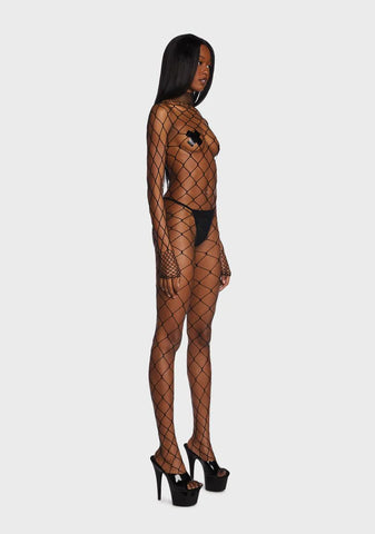 Ideal Nights Fishnet Bodystocking