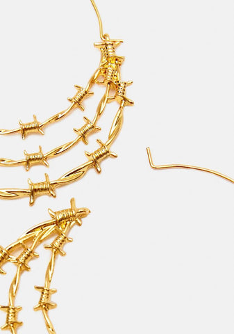 Love Can Be Deadly Hoop Earrings